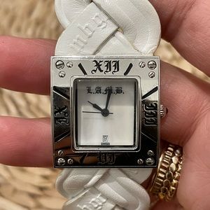 L.A.M.B. Gwen Stefani Stainless steel, genuine leather watch with Swiss movement